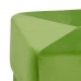 Taburet Syntetické Tkaniny Dřevo Zelená 60 x 60 x 40 cm