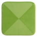 Puff Țesut Sintetic Lemn Verde 60 x 60 x 40 cm