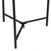 Postranný stolík 30 x 30 x 40,5 cm Čierna Hnedosivá Železo
