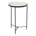 Postranní stolek 40,5 x 40,5 x 60,5 cm Černý Krém Železo