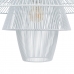 Deckenlampe 59 x 59 cm Metall Weiß