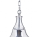 Deckenlampe 28 x 28 x 33 cm Kristall Metall Silber
