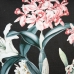 Kissen türkis 45 x 45 cm 100 % Baumwolle Orchidee