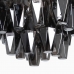 Deckenlampe 58 x 58 x 44 cm Kristall Metall Silber