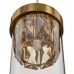 Потолочный светильник Стеклянный Позолоченный Металл 11 x 11 x 45 cm