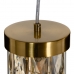 Candeeiro de teto Cristal Dourado Metal 27 cm 31 x 31 x 45 cm