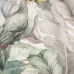 Cushion Polyester Linen Green Bird 45 x 30 cm