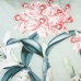 Polštářek Tyrkysová 45 x 45 cm 100 % bavlna Orchidej