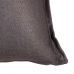 Cushion Polyester Dark grey 45 x 30 cm