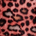 Almofada Laranja Leopardo 45 x 45 cm