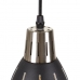 Loftslampe 13,2 x 13,2 x 16 cm Sort Metal industriel
