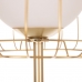 Stojací lampa 40 x 40 x 144 cm Sklo Zlatá Kov Bílý