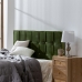 Čelo postele 160 x 7 x 64 cm Syntetické Tkaniny zelená