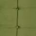 Kopfende des Betts 160 x 7 x 64 cm synthetische Stoffe grün