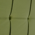 Zagłówek do łóżka 160 x 7 x 64 cm Tkanina syntetyczna Kolor Zielony
