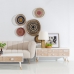 TV furniture KLEE 120 x 40 x 50 cm Natural Pine White