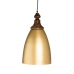 Deckenlampe 21 x 21 x 37 cm Gold Holz Eisen