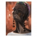 Kangas 90 x 2,8 x 120 cm Afrikkalainen nainen