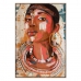 Læret 83 x 123 cm Afrikansk dame