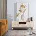 TV furniture MARIE 140 x 40 x 55 cm Natural Wood MDF Wood