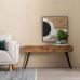 TV furniture 118 x 36 x 55 cm Natural Black Wood Iron