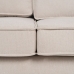Sofa 163 x 87 x 90 cm Synthetic Fabric Beige Metal