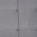 Testiera del Letto 180 x 7 x 64 cm Tessuto Sintetico Grigio