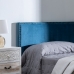 Sänggavel 160 x 6 x 60 cm Syntetmaterial Blå