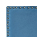 Čelo postele 160 x 6 x 60 cm Syntetické Tkaniny Modrá