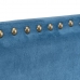 Čelo postele 180 x 6 x 60 cm Syntetické Tkaniny Modrá