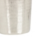 Vase 19 x 19 x 43 cm Metall Silber