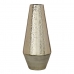 Vase 20 x 20 x 46,5 cm Gyllen Aluminium