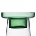 Lysholder 16,5 x 16,5 x 35 cm Grønn Glass