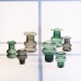 Vaza Pilka stiklas 16,5 x 16,5 x 25 cm