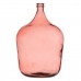 Dekoratív tartó 36,5 x 36,5 x 56 cm Rózsaszín újrahasznosított üveg
