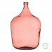 Dekoratív tartó 36,5 x 36,5 x 56 cm Rózsaszín újrahasznosított üveg