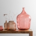 Decorative container 36,5 x 36,5 x 56 cm Pink recycled glass