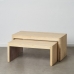 Konferenční stolek 110 x 55 x 50 cm Dřevo 2 kusů