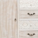 Stolek do haly se zásuvkami DUNE Přírodní Bílý Jedlové dřevo 80 x 40 x 80 cm