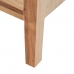 Hall Table with Drawers HONEY 80 x 40 x 82 cm Natural Wood Rattan
