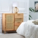 Мебель для прихожей с ящиками HONEY 80 x 40 x 82 cm Натуральный Деревянный ротанг