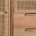 Vestibila galds ar atvilktnēm HONEY 80 x 40 x 82 cm Dabisks Koks Rotangpalma
