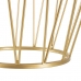 Mesa de apoio 43 x 43 x 50 cm Dourado Metal Branco Mármore