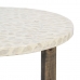 Postranní stolek Béžový Kaštanová Perleť 40 x 40 x 45 cm Dřevo MDF
