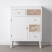 Hall Table with Drawers MISS DAISY 67 x 34 x 86 cm Natural Pine White