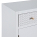 Konsolentisch mit Schubladen MISS DAISY 67 x 34 x 86 cm natürlich Kiefernholz Weiß