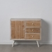 Hall Table with Drawers COUNTRY 90 x 35 x 80 cm Natural White Fir wood MDF Wood