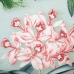 Kissen türkis 100 % Baumwolle 60 x 40 cm Orchidee
