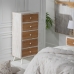 Chest of drawers COUNTRY 50 x 35 x 112 cm Natural White Fir wood MDF Wood