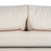 Dīvāns 195 x 95 x 88 cm Sintētiska Auduma Krēmkrāsa